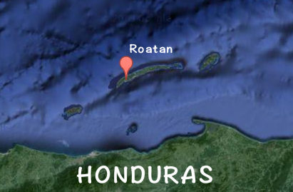 Roatan - off the coast of Honduras.